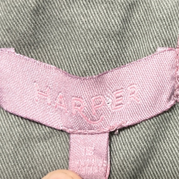 Harper Green Sleeveless Jacket  vintage size : S - Picture 6 of 6